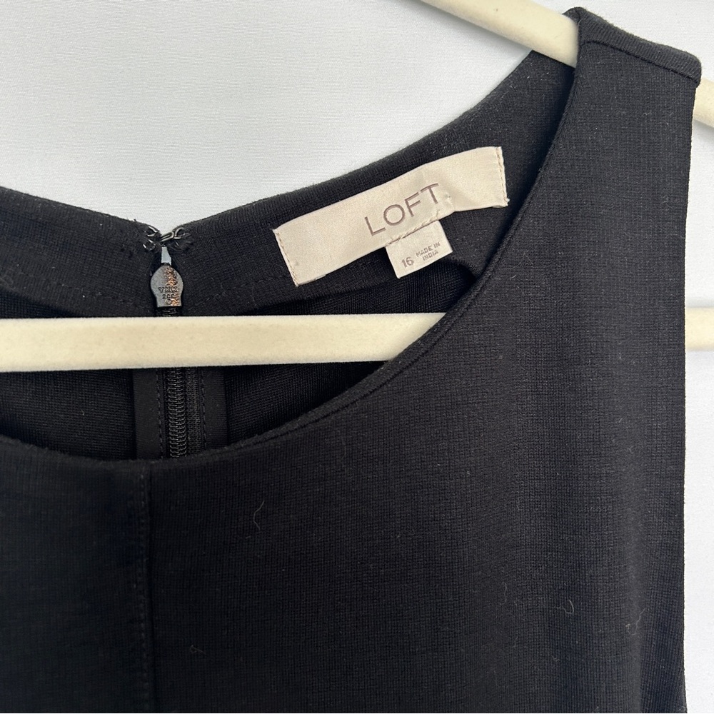 Loft‎ Black Skater Style Dress - Picture 2 of 8